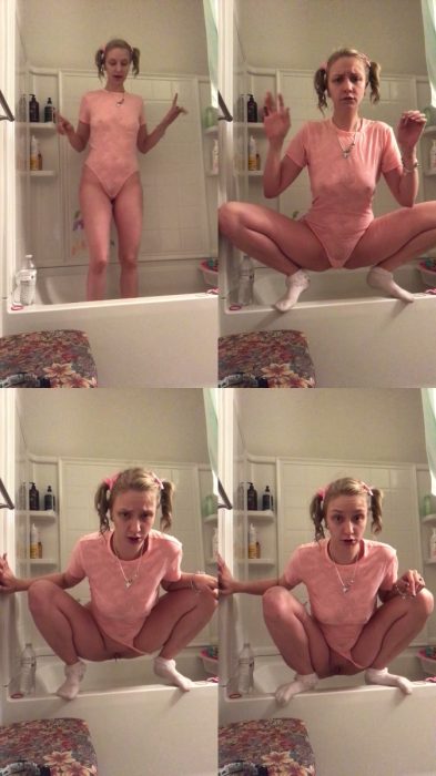 Pee and clean up