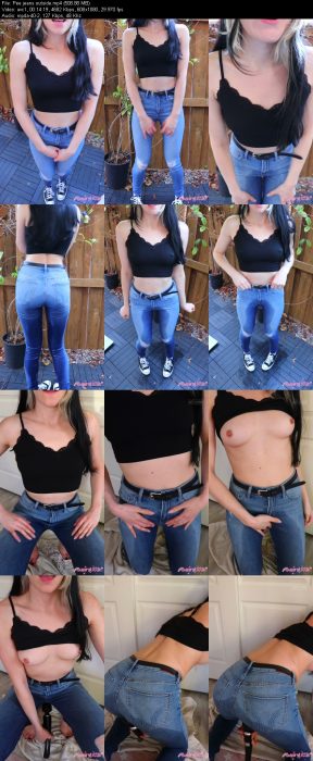 Pee jeans outside | Pee | Kinkmixer