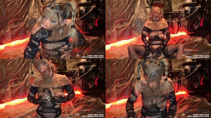 SlutOrgasma – Extreme disgusting scat pig shitting puking swallowing