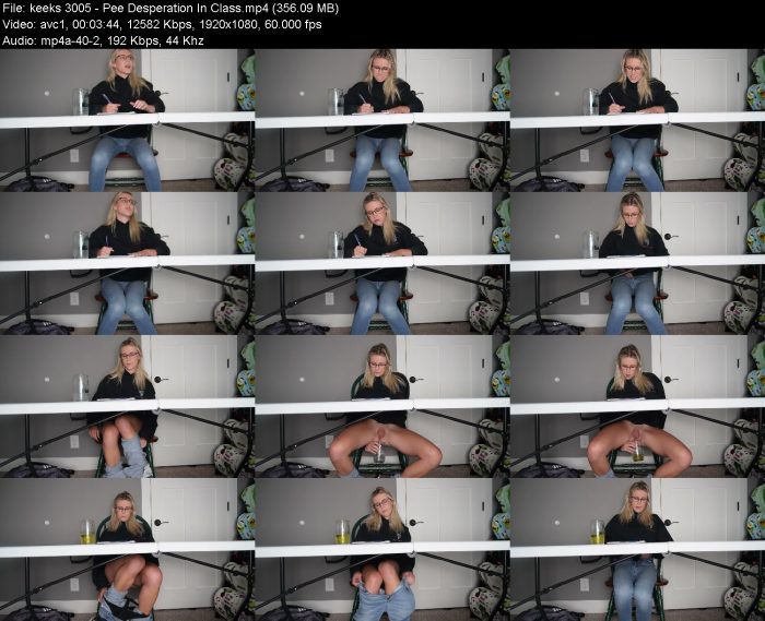 keeks 3005 - Pee Desperation In Class | Pee | Kinkmixer