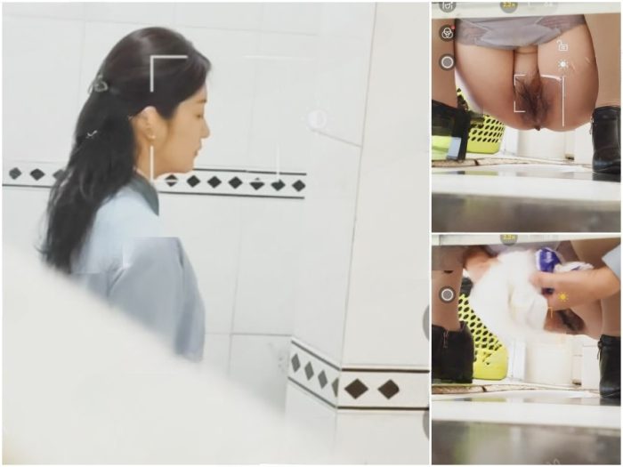Public Restroom 手持ちカメラで女性用トイレに忍び込んで写真を撮っています❤️ 財務部で一番美しくてエレガントな女性同僚です。彼女…