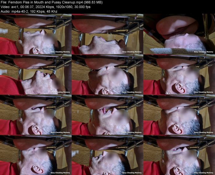 Femdom Piss in Mouth and Pussy Cleanup | Pee | Kinkmixer