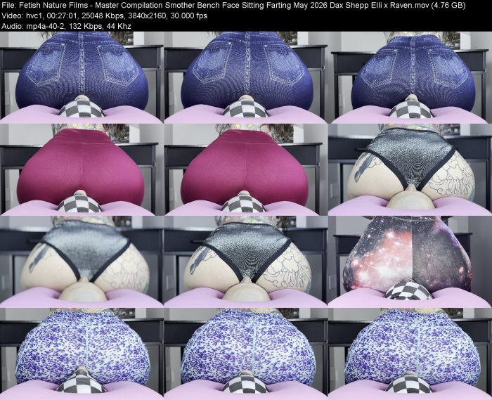 Fetish Nature Films - Master Compilation Smother Bench Face Sitting Fart... | FemDom | Kinkmixer
