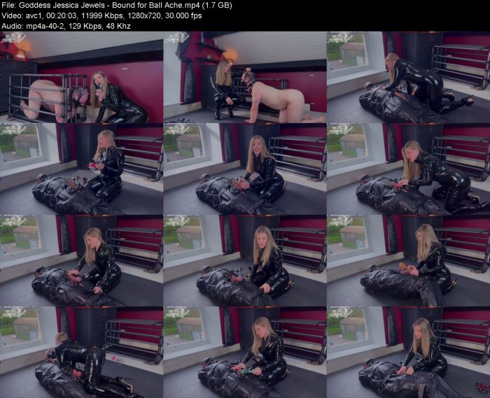 Goddess Jessica Jewels - Bound for Ball Ache | FemDom | Kinkmixer