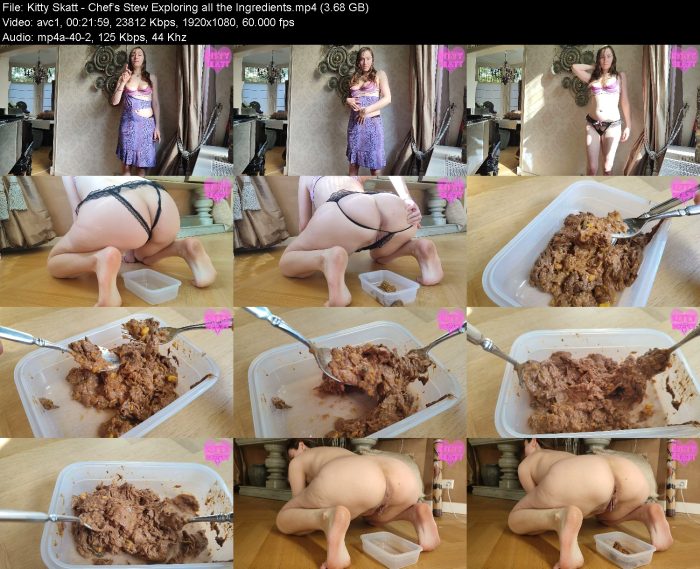 Kitty Skatt - Chef's Stew Exploring all the Ingredients | Poop Girls | Kinkmixer