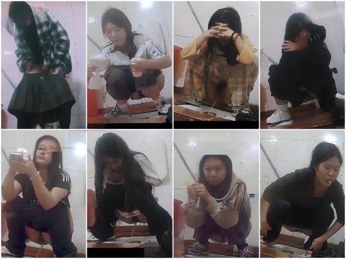 Public Restroom キャンパス全体に漂う「カップリング」の予感：制服にニーハイソックス姿の、あどけない後輩女子！