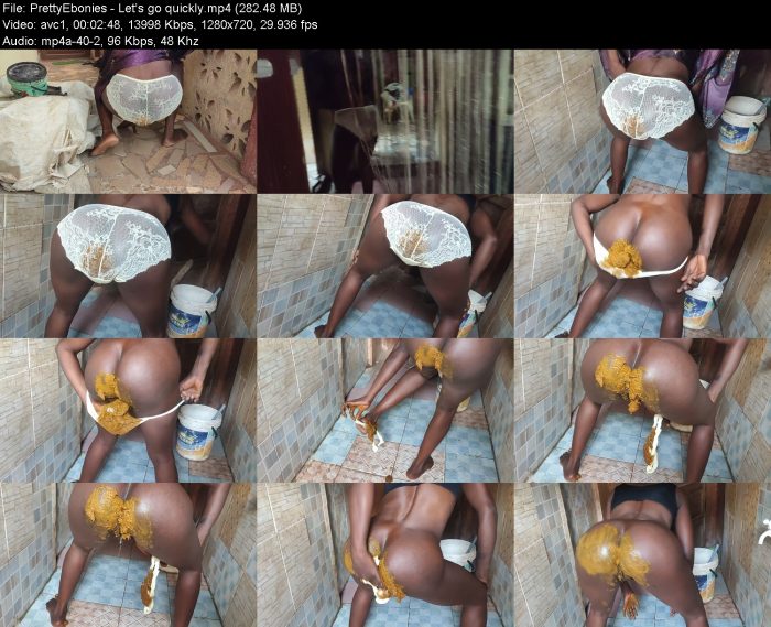 PrettyEbonies - Let's go quickly – KinkMixer - Violent Crazy Desires PrettyEbonies - Let's go quickly | Poop Girls | Kinkmixer