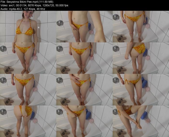 Sexysinna Bikini Pee | Pee | Kinkmixer