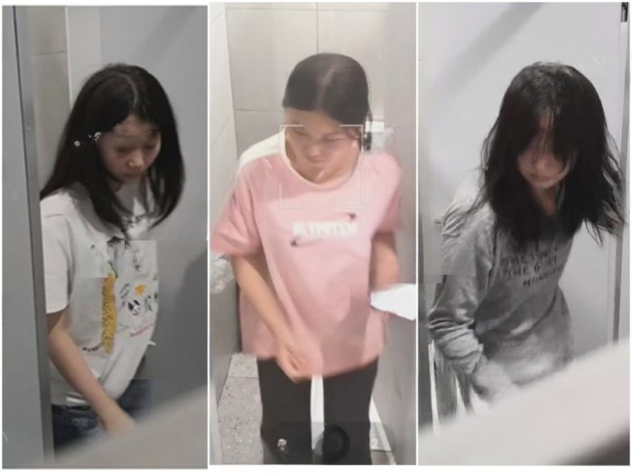 Public Restroom 5月に新たに流出したトイレ写真の達人❤️ 女子大学のトイレに潜入し、複数の女子学生が排尿する様子を密かに撮影。写…