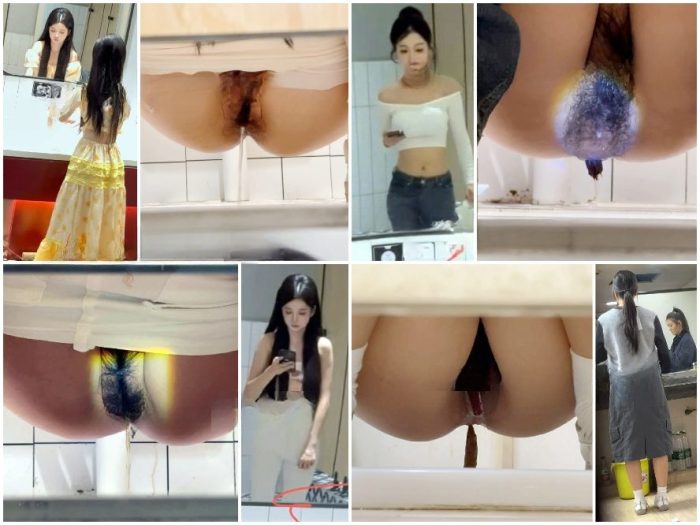 Girls on the Toilet スポットライトを浴び、フラッシュライトが光る、一流ライブ配信者（２）【ある家からのオリジナルバージョン】 | Toilet Voyeurism | Kinkmixer