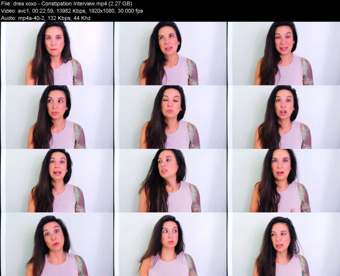 drea xoxo - Constipation Interview | Poop Girls | Kinkmixer