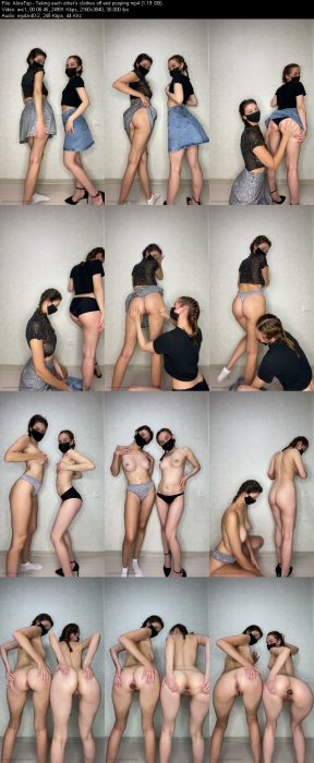 AliceTop - Taking each other's clothes off and pooping | Poop Girls | Kinkmixer