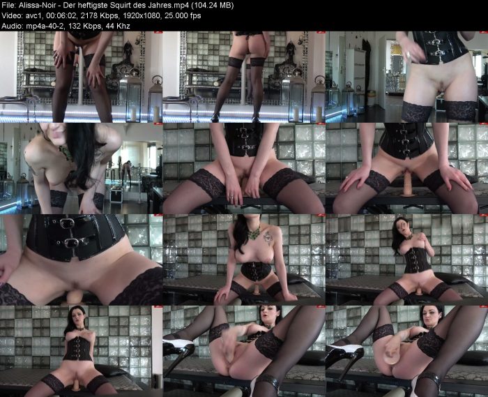 Alissa-Noir - Der heftigste Squirt des Jahres – KinkMixer - Violent Crazy Desires Alissa-Noir - Der heftigste Squirt des Jahres | Pee | Kinkmixer