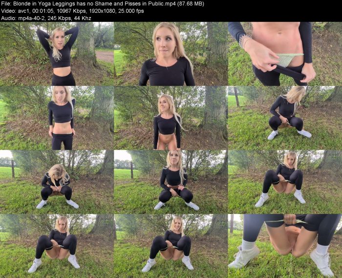 Blonde in Yoga Leggings has no Shame and Pisses in Public – KinkMixer - Violent Crazy Desires Blonde in Yoga Leggings has no Shame and Pisses in Public | Pee | Kinkmixer