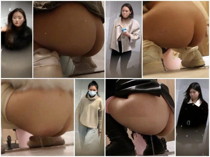 Peeping 美しい若い女性たちが服飾市場で買い物をしている❤️彼女たちは私の顔を撫でてから、私のツボを撫でてくれた[ある不動産会社からのオリ... | Toilet Voyeurism | Kinkmixer