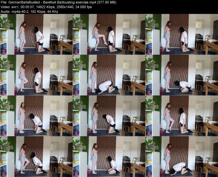 GermanBallsBusted - Barefoot Ballbusting exercise – KinkMixer - Violent Crazy Desires GermanBallsBusted - Barefoot Ballbusting exercise | FemDom | Kinkmixer