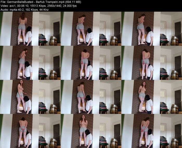 GermanBallsBusted - Barfub Trampeln – KinkMixer - Violent Crazy Desires GermanBallsBusted - Barfub Trampeln | FemDom | Kinkmixer