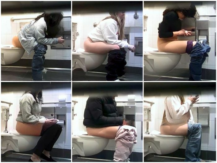 Peeping Hot Girls On Student Toilet 7-10 | Toilet Voyeurism | Kinkmixer