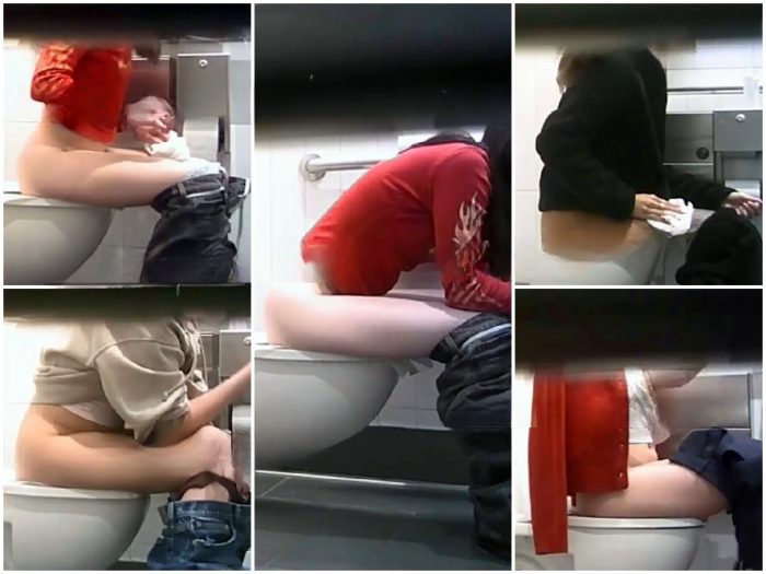 Public Restroom Hot Girls On Student Toilet 11-14 | Toilet Voyeurism | Kinkmixer