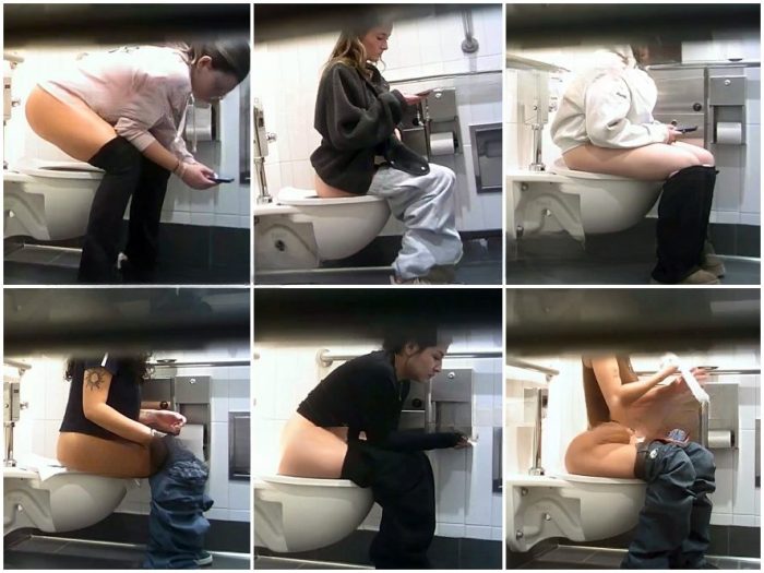 Peeping Hot Girls On Student Toilet 7-10 | Toilet Voyeurism | Kinkmixer
