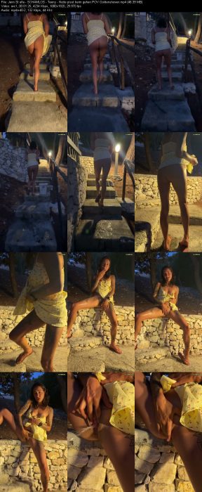 Jenn St ella - SCHAMLOS - Teeny - Nutte pisst beim gehen POV Goldenshower | Pee | Kinkmixer