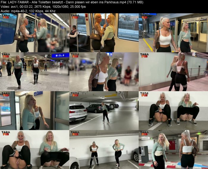 LADY-TAMAR - Alle Toiletten besetzt - Dann pissen wir eben ins Parkhaus – KinkMixer - Violent Crazy Desires LADY-TAMAR - Alle Toiletten besetzt - Dann pissen wir eben ins Parkhaus | Pee | Kinkmixer