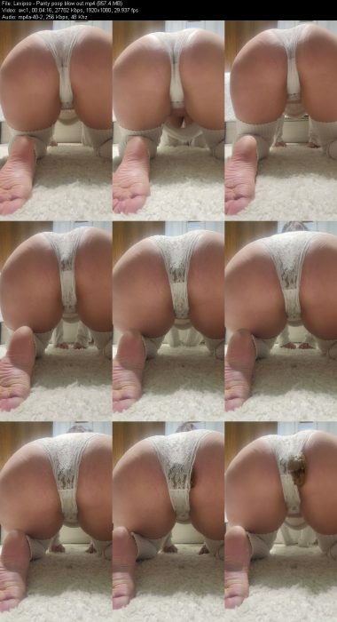 Lexipoo - Panty poop blow out | Poop Girls | Kinkmixer