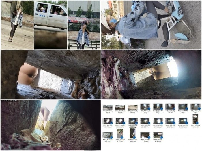 Peeping 【変わり種トイレ覗き】自動車教習所の屋外溝式トイレ――女性教習生の股間を接写。衝撃的なまでのリアリティと没入感。第2話。