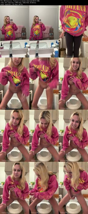 tiffstreatsxoxo - Peeing in my besties toilet | Pee | Kinkmixer