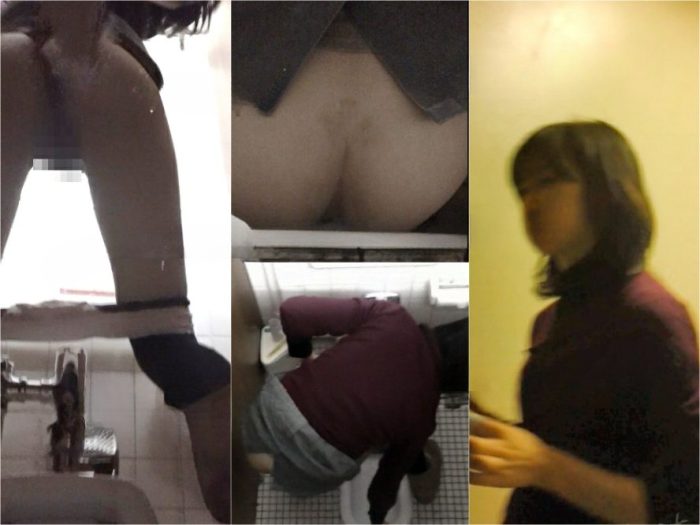 Public Restroom 【盗撮】トイレ放尿放屁黙示録　其の16 | Toilet Voyeurism | Kinkmixer