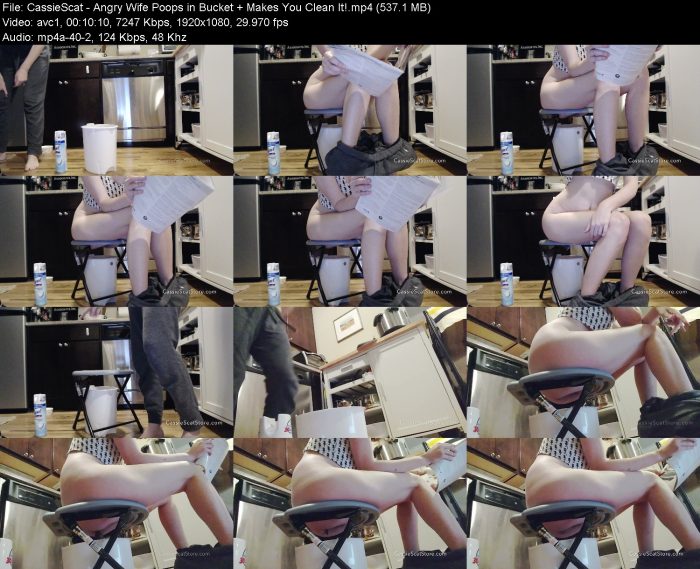 CassieScat - Angry Wife Poops in Bucket + Makes You Clean It! – KinkMixer - Violent Crazy Desires CassieScat - Angry Wife Poops in Bucket + Makes You Clean It! | Poop Girls | Kinkmixer