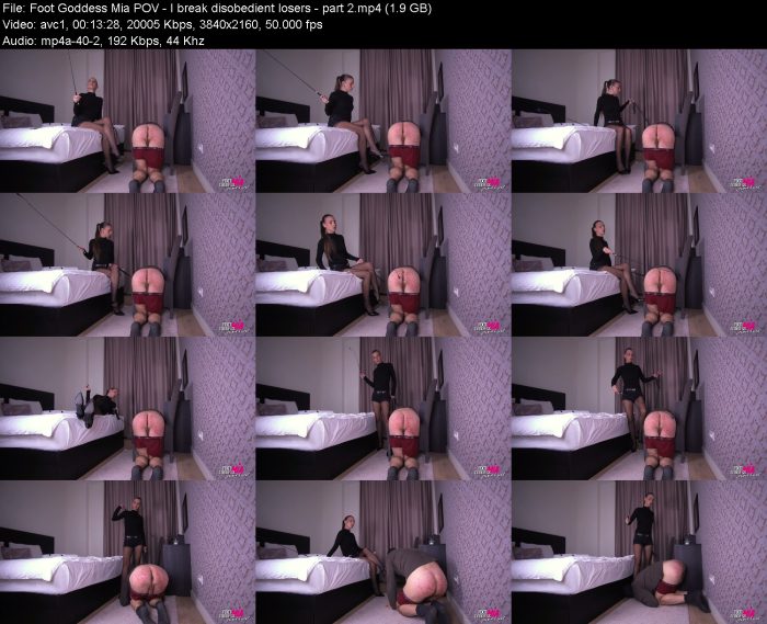 Foot Goddess Mia POV - I break disobedient losers - part 2 | FemDom | Kinkmixer