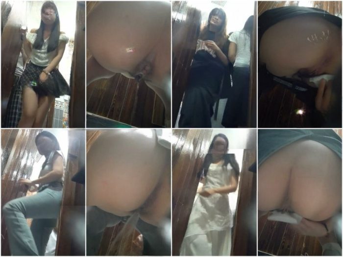 Nude Ass ナイトクラブの女性用トイレで撮影された、新たに流出した一連の映像。ホステスたちが用を足す様子を捉えた、極端な接写による後ろ姿の…