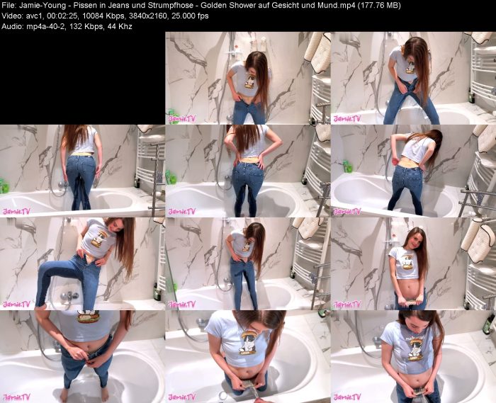 Jamie-Young - Pissen in Jeans und Strumpfhose - Golden Shower auf Gesich... – KinkMixer - Violent Crazy Desires Jamie-Young - Pissen in Jeans und Strumpfhose - Golden Shower auf Gesich... | Pee | Kinkmixer