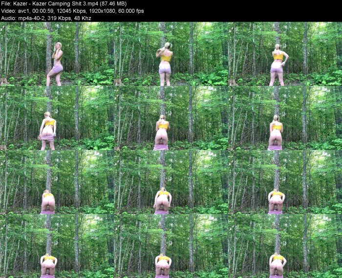Kazer - Kazer Camping Shit 3 | Poop Girls | Kinkmixer