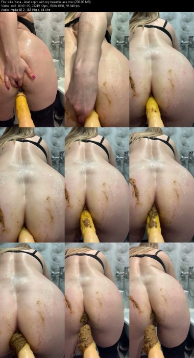 Like Yana - Anal copro with my beautiful ass | Poop Girls | Kinkmixer