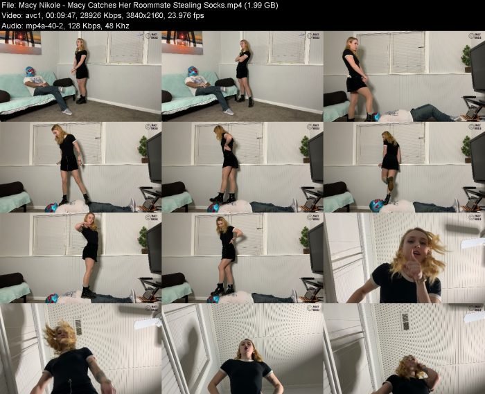 Macy Nikole - Macy Catches Her Roommate Stealing Socks | FemDom | Kinkmixer