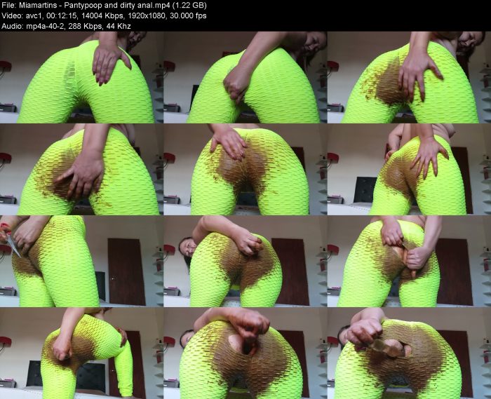 Miamartins - Pantypoop and dirty anal | Poop Girls | Kinkmixer