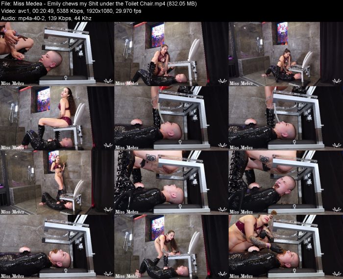 Miss Medea - Emily chews my Shit under the Toilet Chair – KinkMixer - Violent Crazy Desires Miss Medea - Emily chews my Shit under the Toilet Chair | Toilet Slavery | Kinkmixer