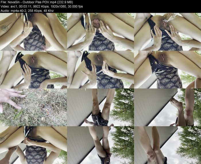NovaSin - Outdoor Piss POV – KinkMixer - Violent Crazy Desires NovaSin - Outdoor Piss POV | Pee | Kinkmixer