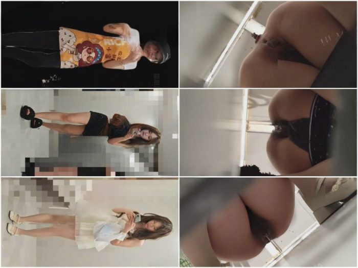 Nude Ass 女性用トイレで新たに流出した、プレミアムな隠し撮り映像❤️ インフルエンサーの集まるスポットでの、手慣れた「覗き穴」手持ち撮影…