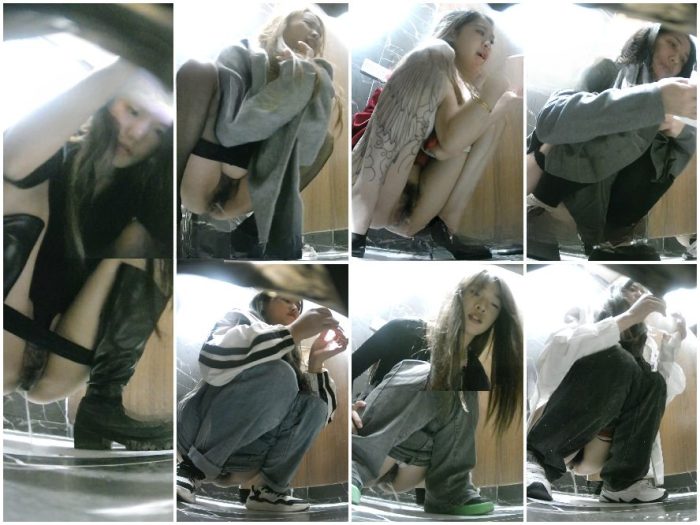 Public Restroom China Toilet Voyeur sifangktv 2896-2898