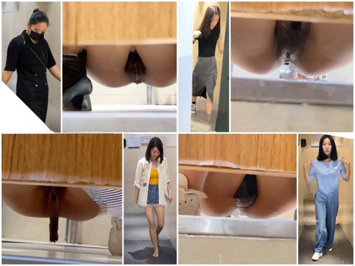 Public Restroom 病院と高級オフィスビルでの無許可撮影。ホワイトカラーの会社員、若い女性、既婚女性など22人。[あるアパートからの... | Toilet Voyeurism | Kinkmixer