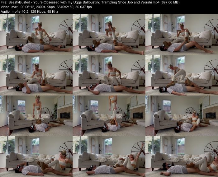 BeastyBusted - Youre Obsessed with my Uggs Ballbusting Trampling Shoe Jo... | FemDom | Kinkmixer