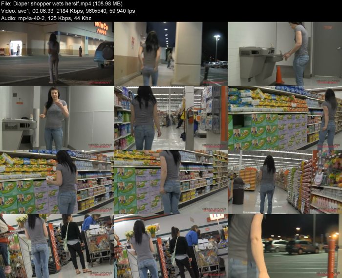 Diaper shopper wets herslf | Pee | Kinkmixer