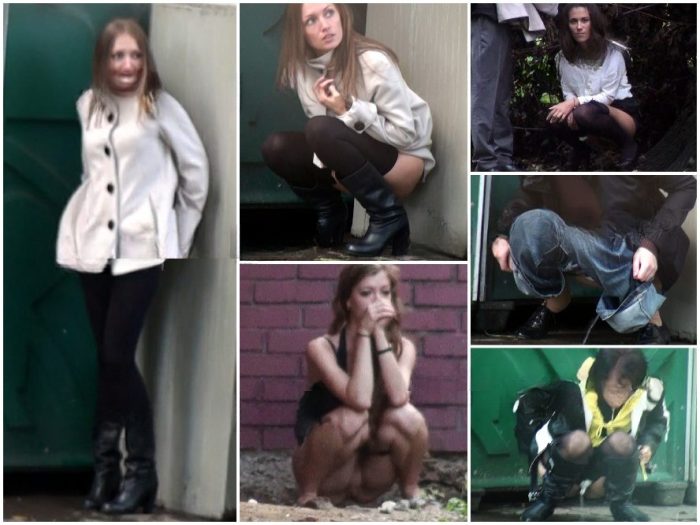 Girls Pee in The Park 7-8 | Toilet Voyeurism | Kinkmixer