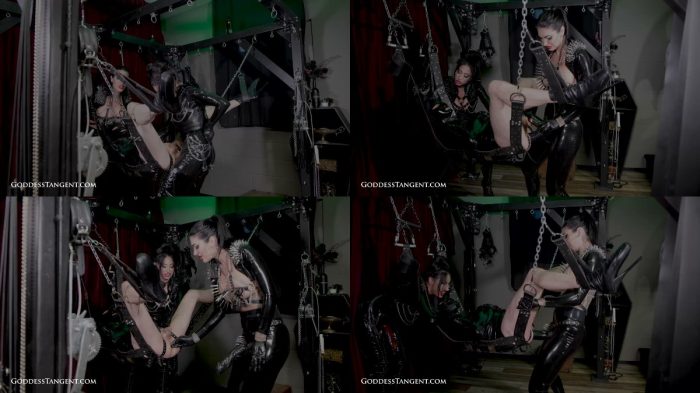 Goddess Tangent and Mistress Damazonia – The Dominatrix Duo Go All In