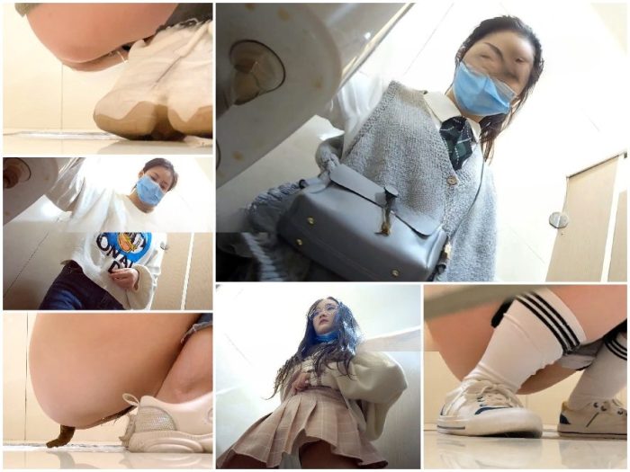 【KZエピソード5 トイレ撮影】様々な美女たちのダブルレンズWC撮影 | Toilet Voyeurism | Kinkmixer
