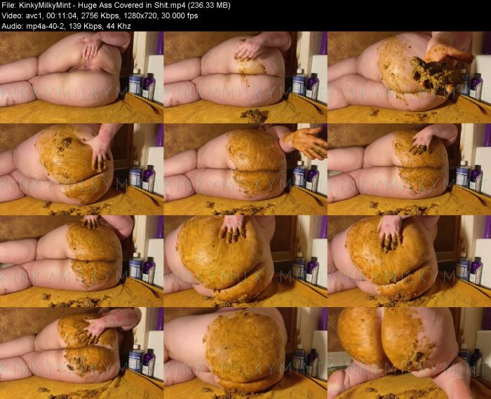 KinkyMilkyMint - Huge Ass Covered in Shit – KinkMixer - Violent Crazy Desires KinkyMilkyMint - Huge Ass Covered in Shit | Poop Girls | Kinkmixer