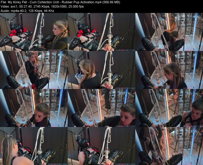 My Kinky Pet - Cum Collection Unit - Rubber Pup Activation | FemDom | Kinkmixer